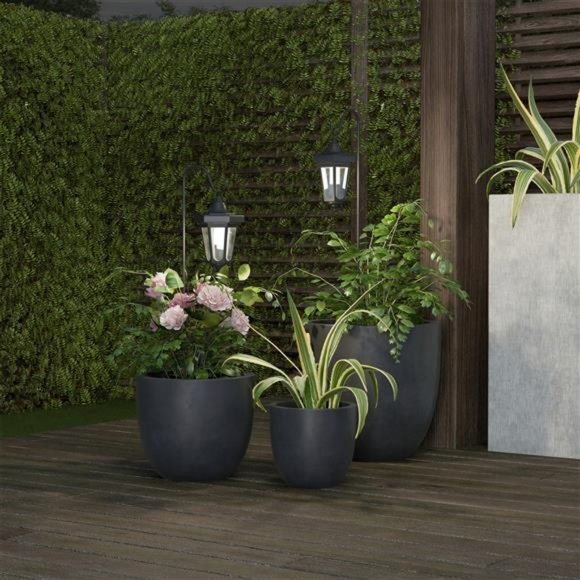 Solar-Powered Outdoor Lights - Set of 2 Weather Resistant Hanging LED Lights - Picture 11 of 16